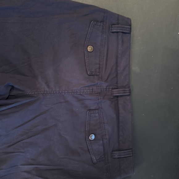 Athleta Navy Blue nylon/spandex pants size 12 - Picture 3 of 5